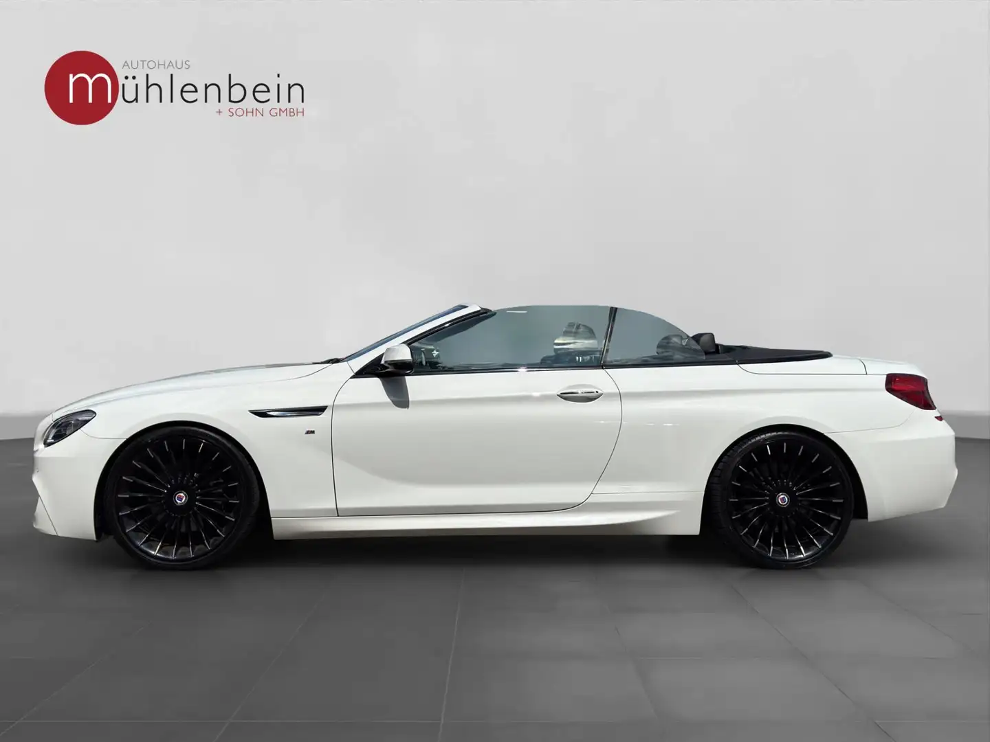 BMW 640 D Cabrio(F12)Facelift M Paket Alpina*21/AFS/HUD Blanc - 2