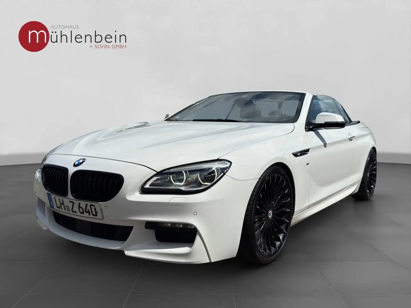 BMW 640 D Cabrio(F12)Facelift M Paket Alpina*21/AFS/HUD Blanc - 1