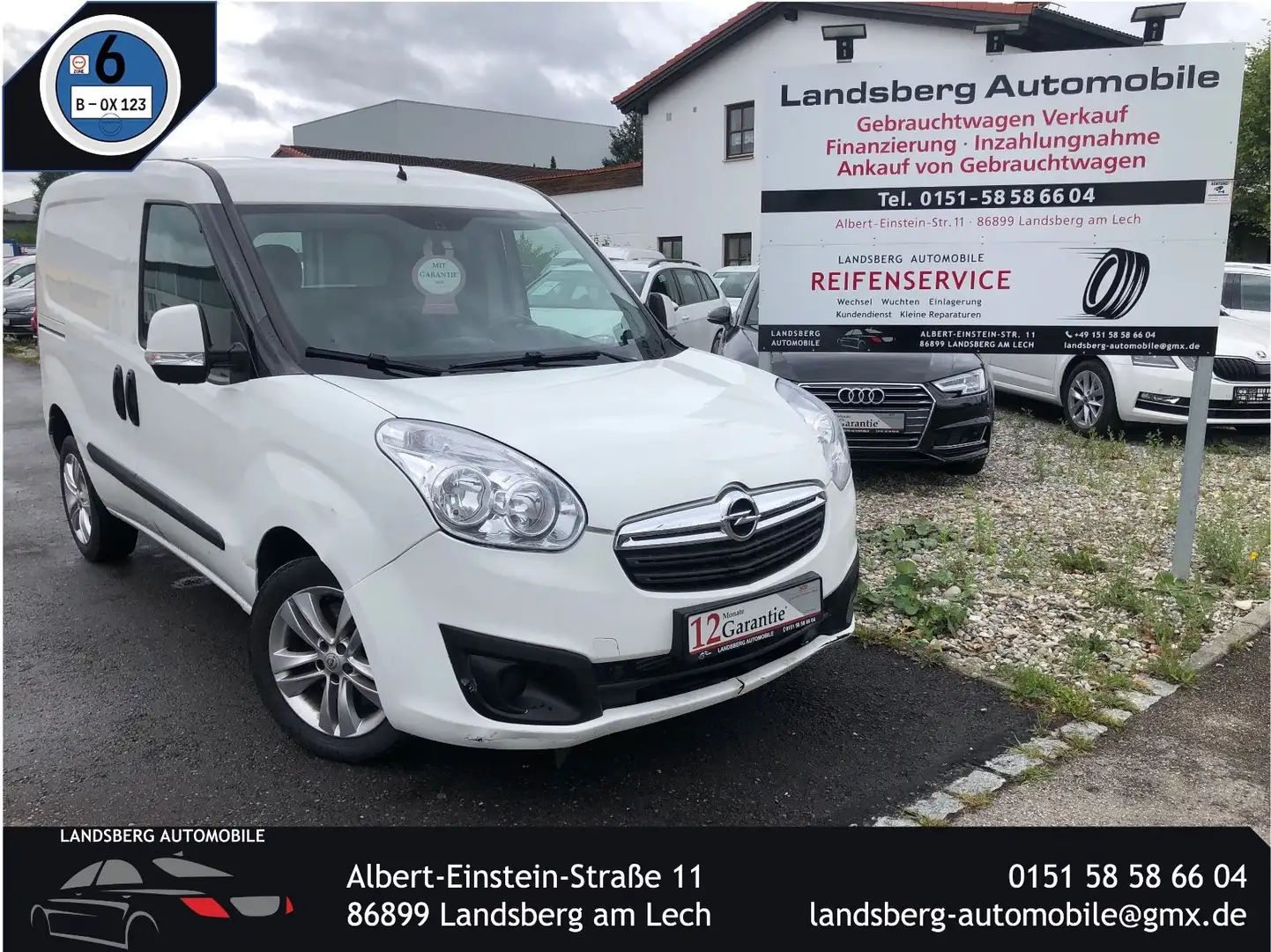 Opel Combo D Kasten L1H1 2,4t Weiß - 1