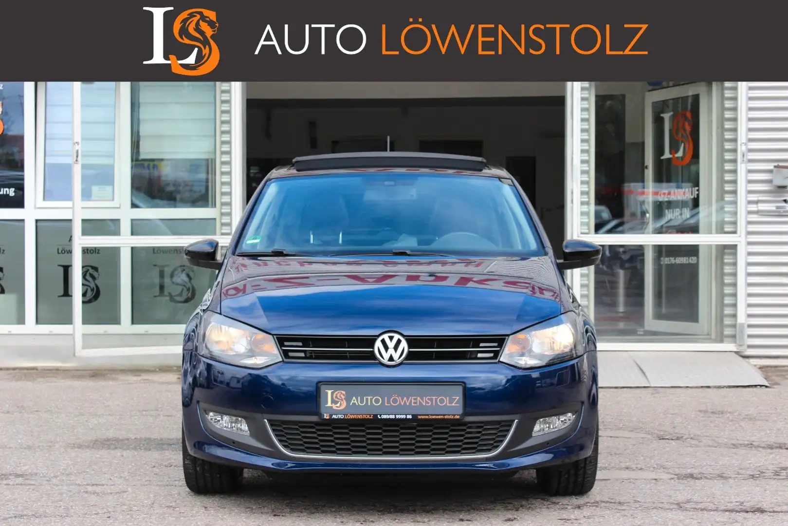 Volkswagen Polo 1.2 TSI Match | 1.Hand | 32tkm | Panorama Blau - 2