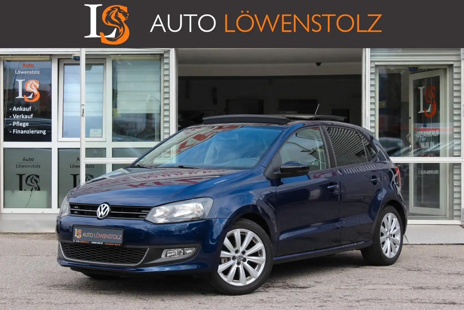 Volkswagen Polo 1.2 TSI Match | 1.Hand | 32tkm | Panorama Blau - 1