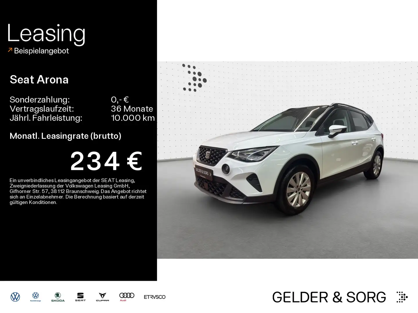 SEAT Arona 1.0TSI Style 7-Gang-DSG  *KAMERA*LED*NAVI* Blanc - 1