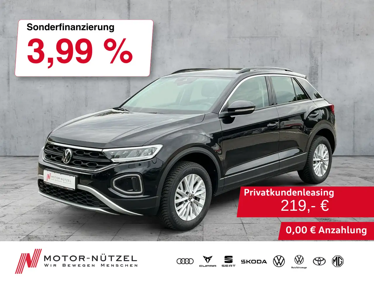 Volkswagen T-Roc 1.5 TSI DSG LIFE LED+AHK+NAVI+DAB+SHZ+PDC