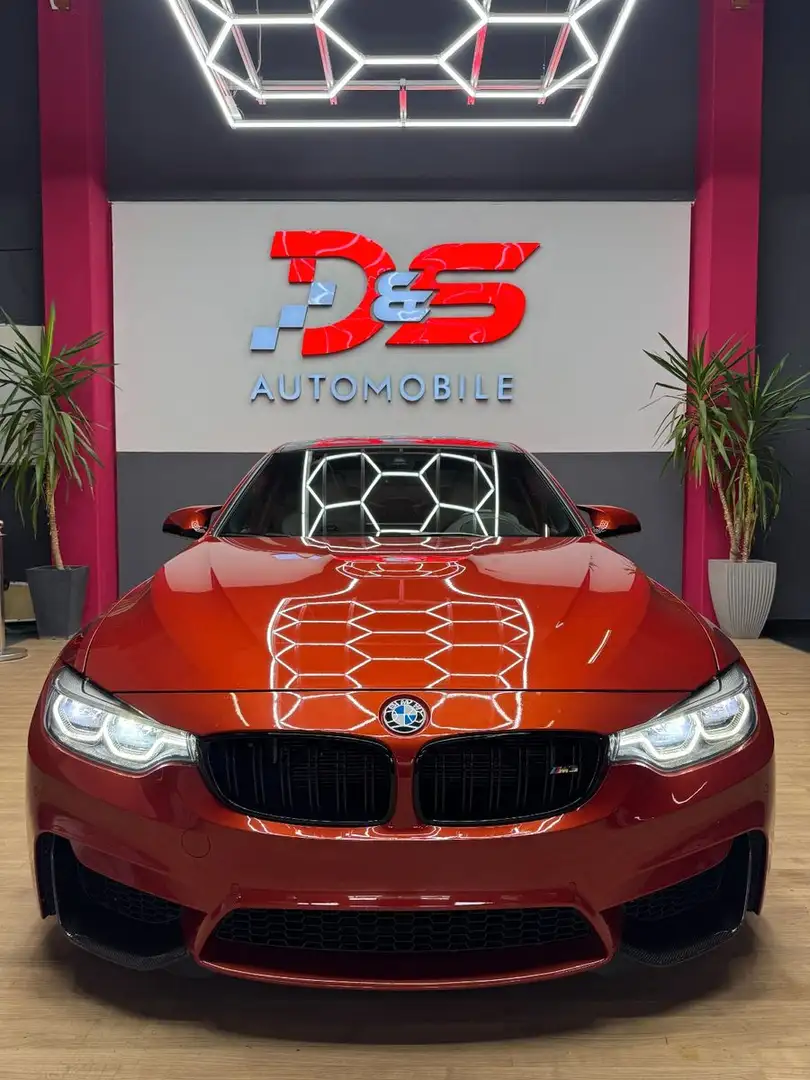 BMW M3 F80 Competition/Drivelogic/H&K/HuD/LED/ Naranja - 1