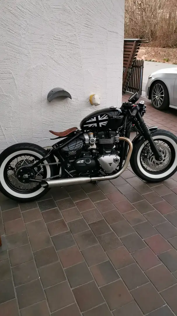 Triumph Bonneville Bobber Triumph Bobber black Noir - 2