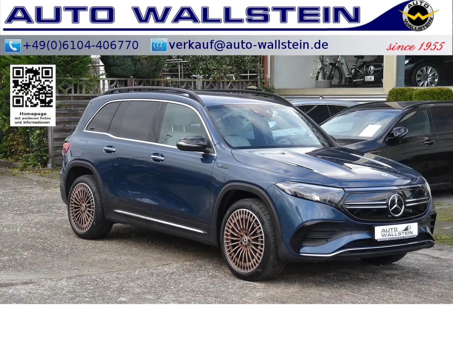 Mercedes-Benz EQB 300 AMG/Edition1/Distronic/Adv.Plus plava - 1