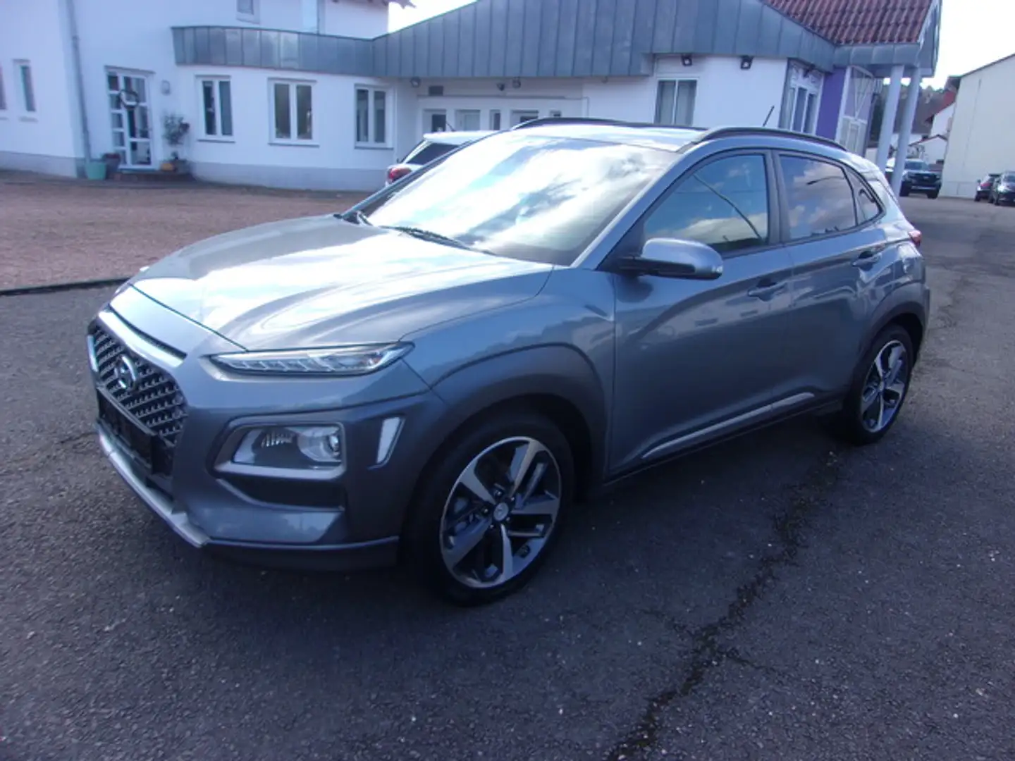 Hyundai KONA Kona Style ALU NAVI Leder Klimaaut SHZ Grau - 1