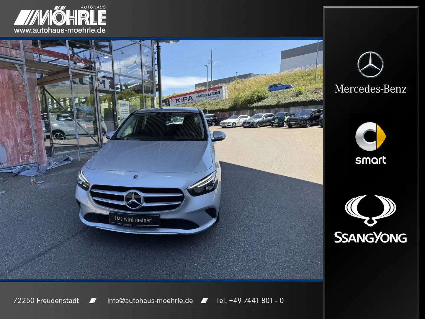 Mercedes-Benz B 220 B 220 d Progressive LED 360° Kamera Sound-System Argent - 1