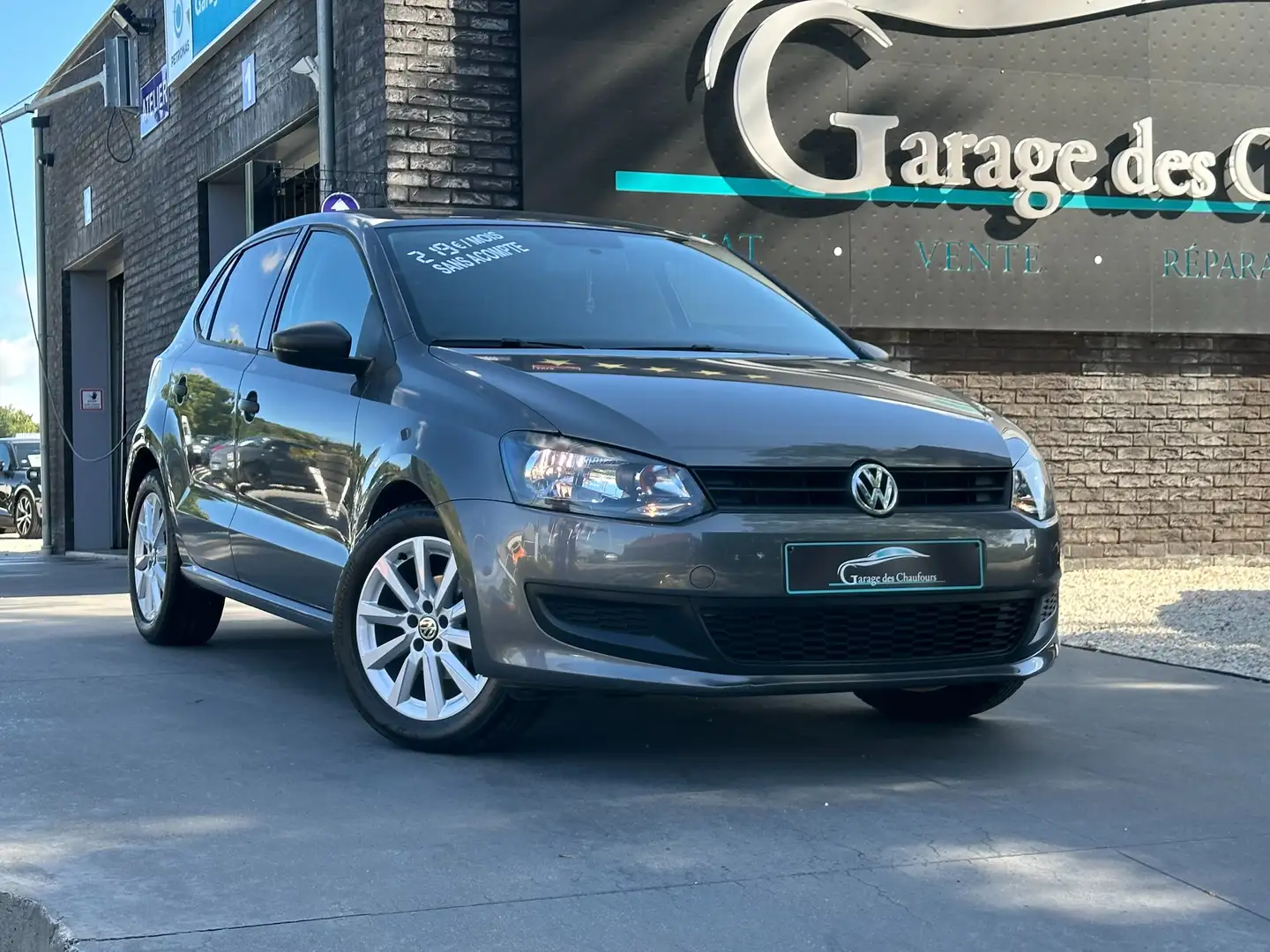 Volkswagen Polo 6R - 1.2i - A/C - AUX - ! Garantie 12 Mois ! Gris - 2