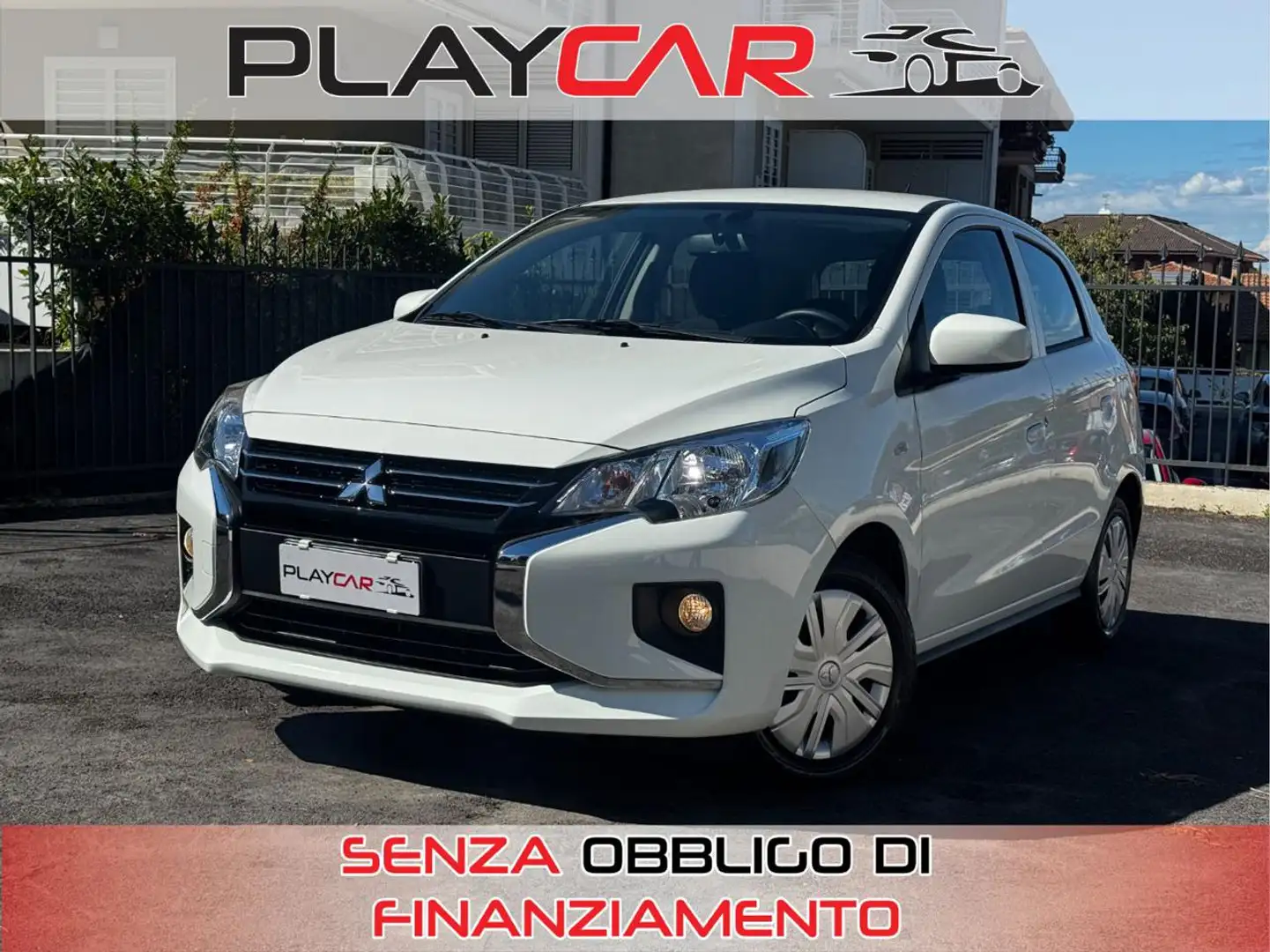 Mitsubishi Space Star 1.2 INVITE SDA NAVI+CARPLAY SOLO 3000KM!!! Weiß - 1