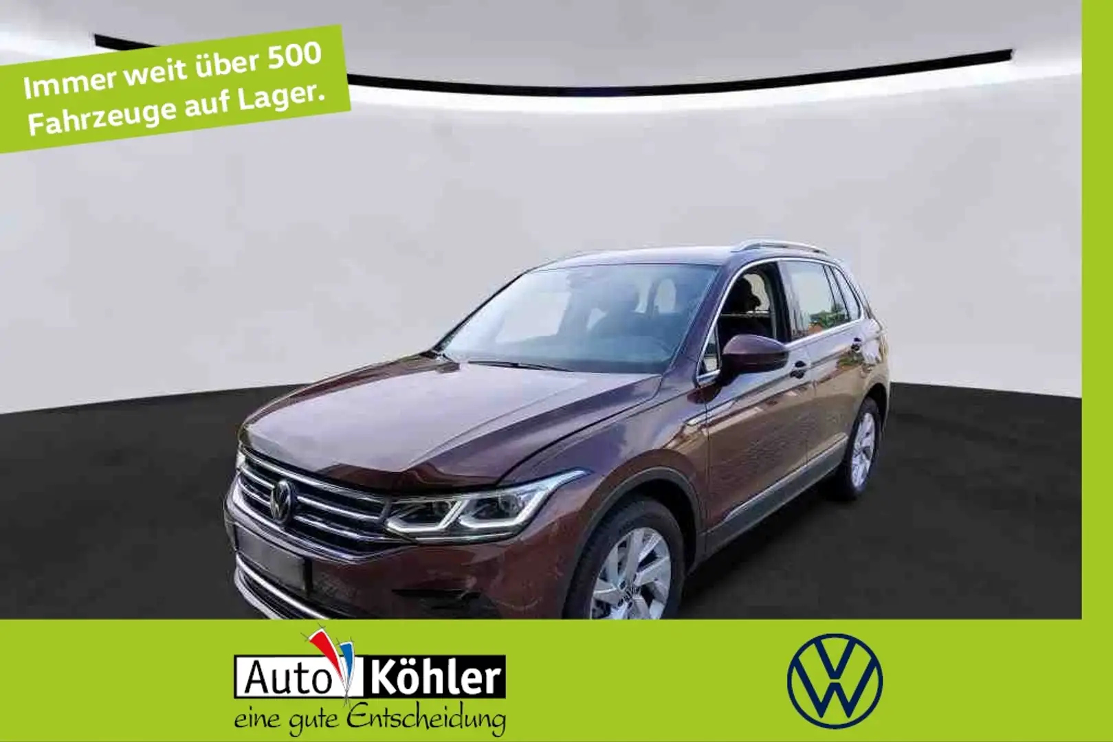 Volkswagen Tiguan Elegance TSI DSG Matrix/CarPlay/Black/AHK Braun - 1