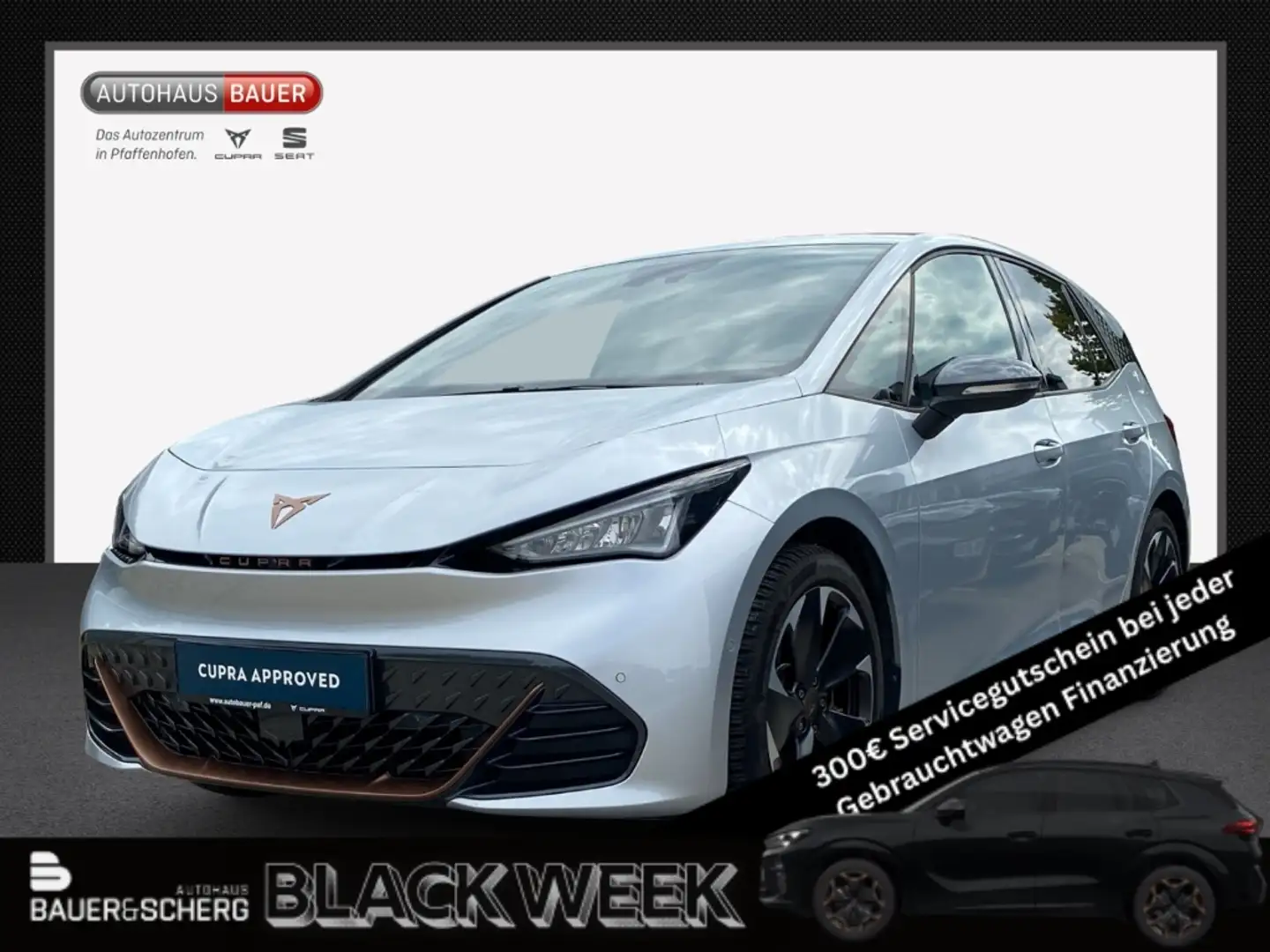 CUPRA Born 170 (77KWH) XL PLUS MASSAGESITZ ELEKTR KAMERA360 A Argent - 1
