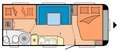 Caravans-Wohnm Hobby 545 KMF De Luxe Weiß - thumbnail 15