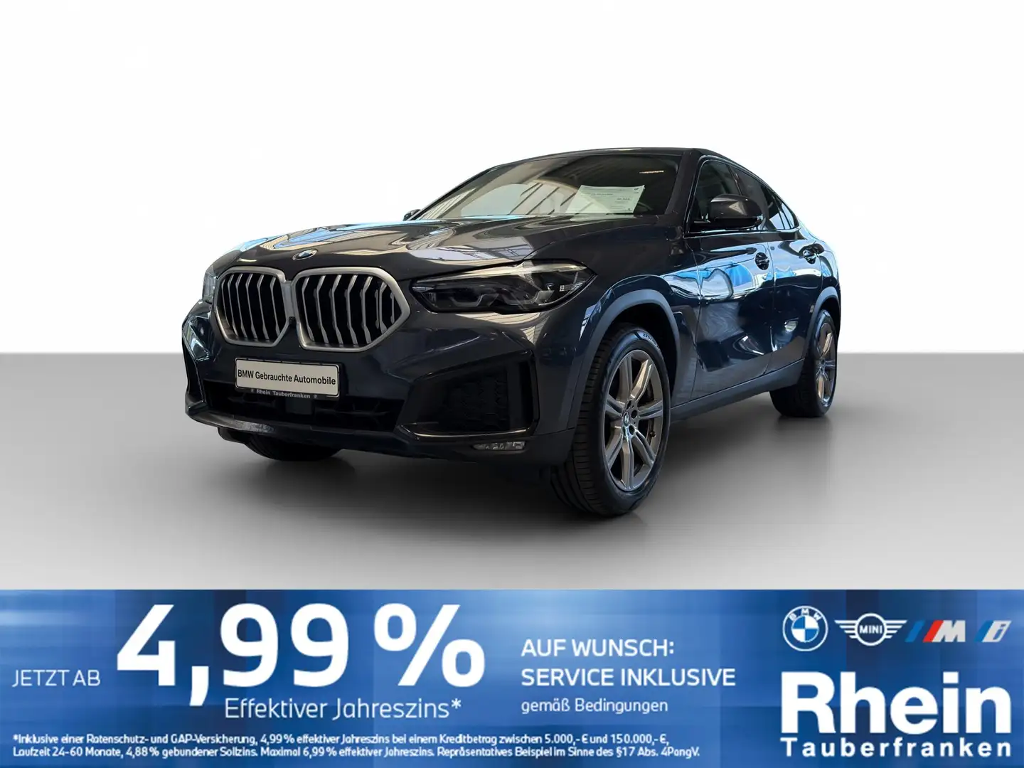 BMW X6 xDrive30d Komfortsitz*HUD*Parkassist*AHK Gris - 1