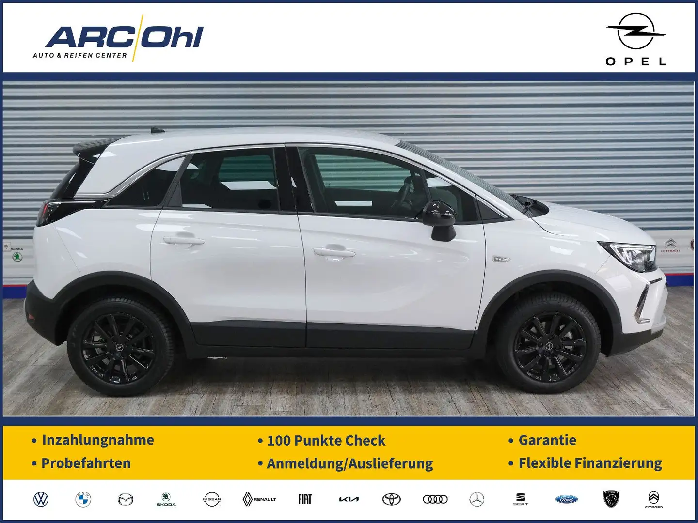 Opel Crossland X Crossland 1.2 Elegance *NAVI/SHZ/LED/PDC/RFK/AHK Blanc - 1