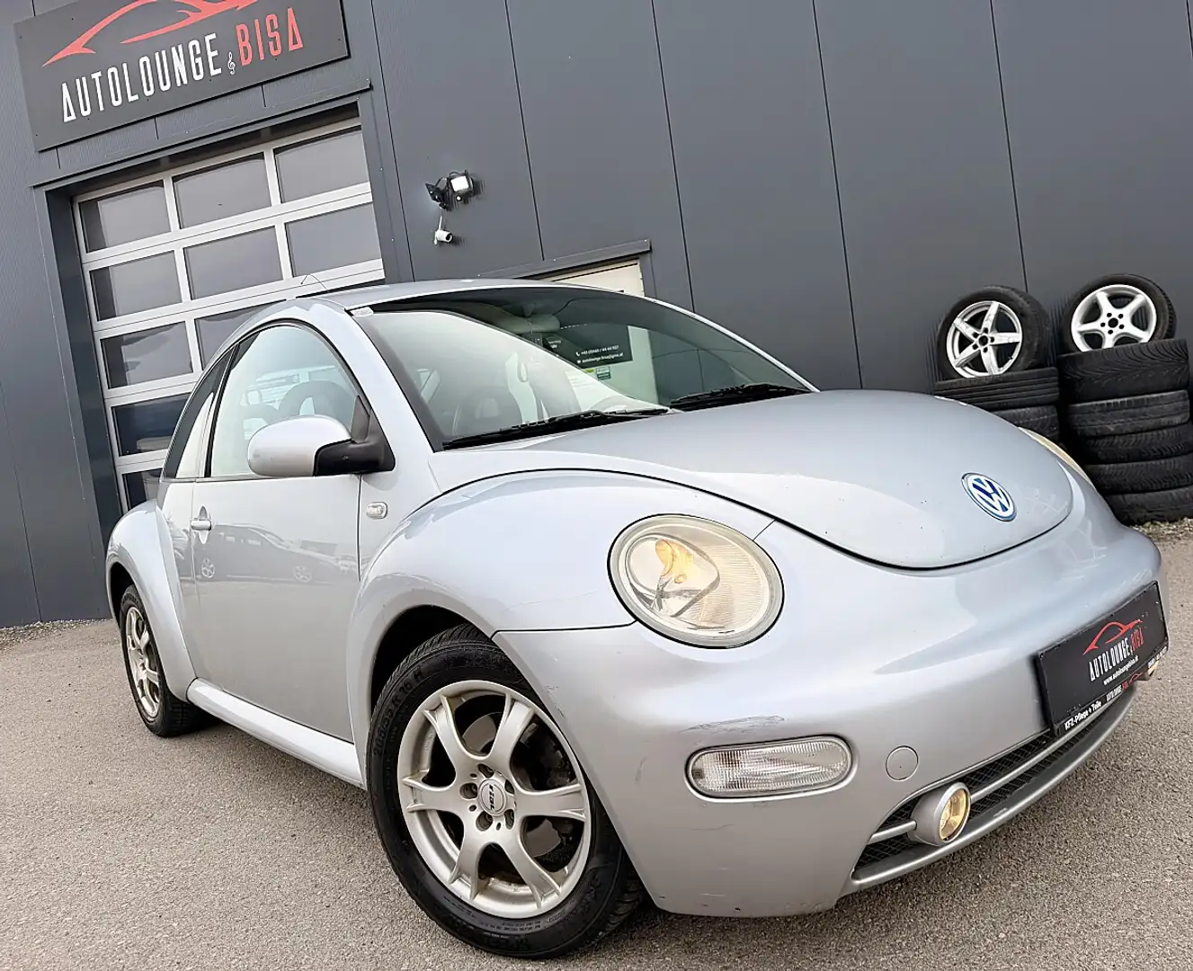 Volkswagen Beetle 1,9 TDI, PICKERL:01/2027, LEDER, TEMPOMAT, KLIM... Silber - 1