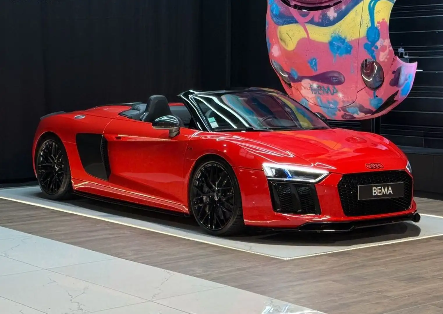 Audi R8 Spyder 5.2 V10 540cv | Malus payé Freins Céramique Carbone Carplay B&O À partir de 1480-mois Rot - 1