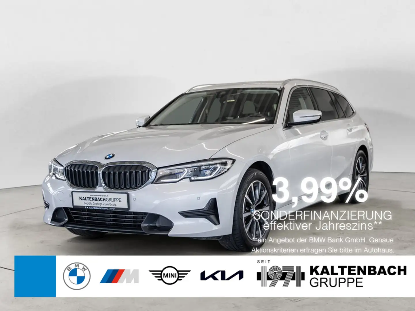 BMW 320 d Touring Sport Line LASER LED W-LAN NAVI Weiß - 1