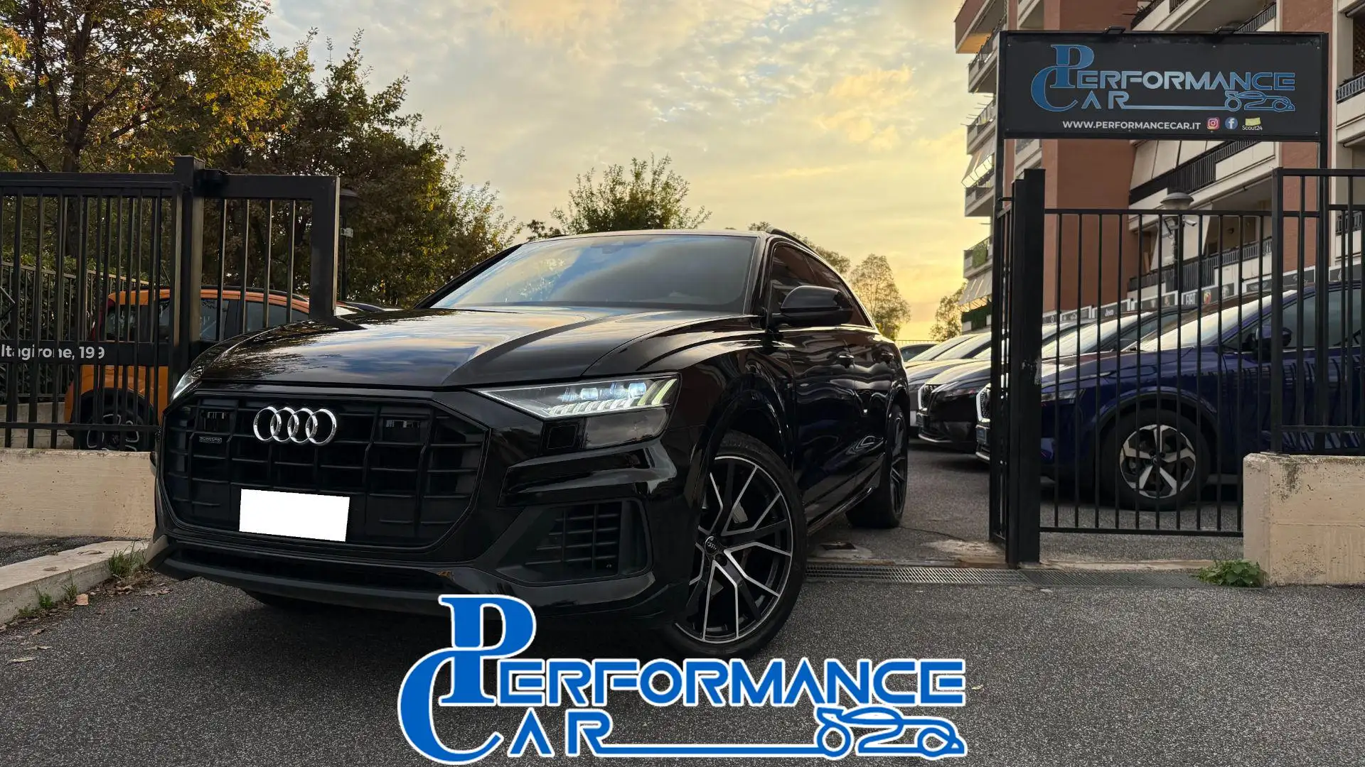 Audi Q8 50TDI 286CV QUATTRO TIPTRONIC SPORT S-LINE*24M.G.* Negro - 1