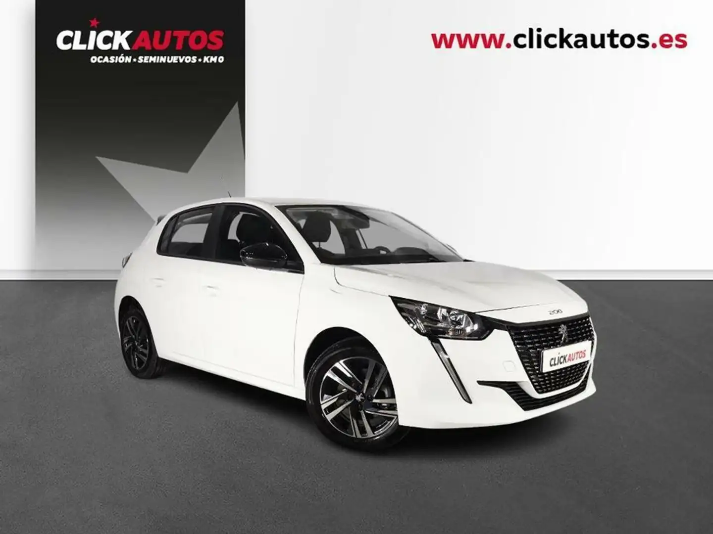 Peugeot 208 1.2 Puretech 100CV Active Pack EAT8 Blanc - 2