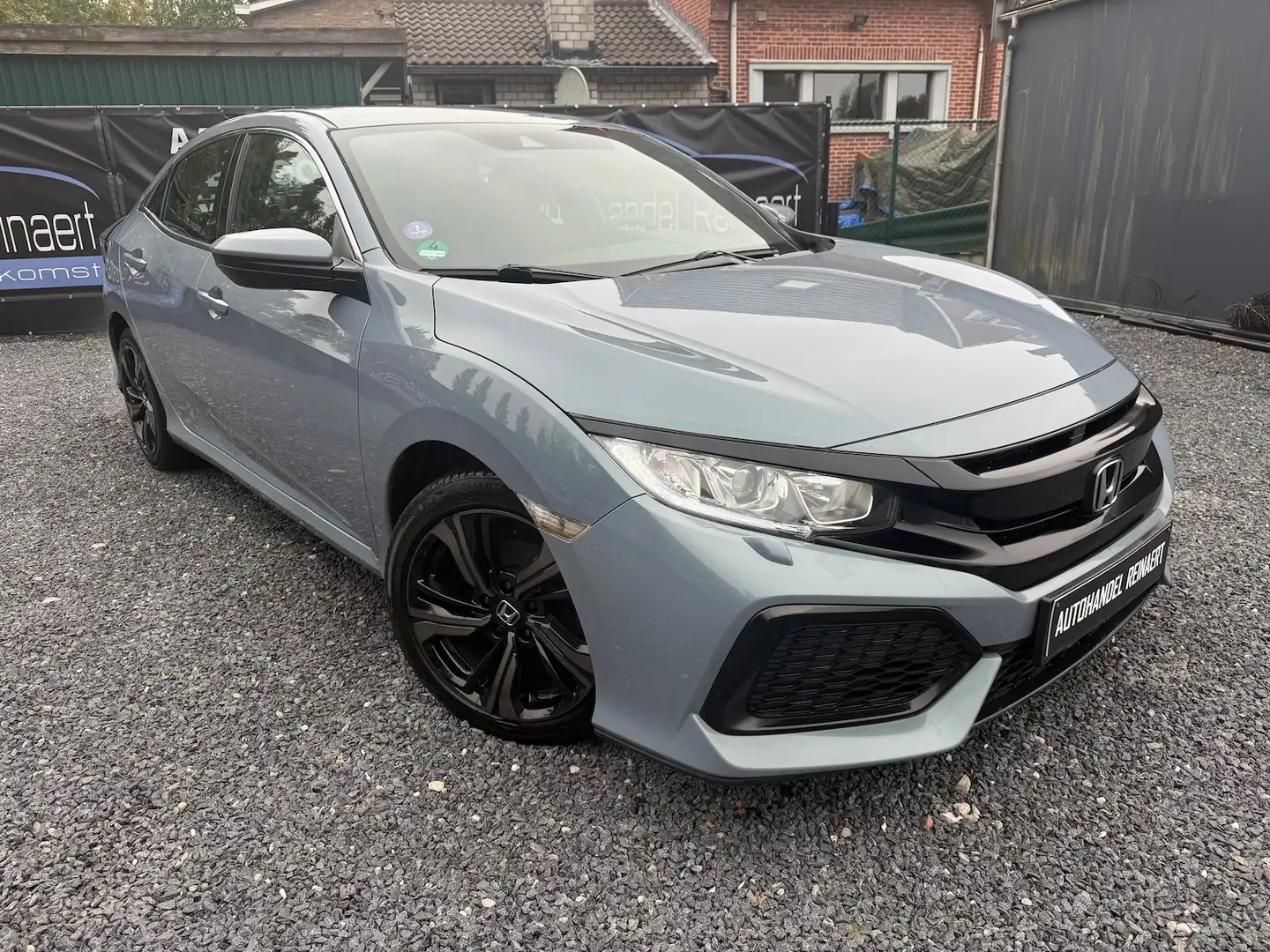 Honda Civic Civic 1.0 i-VTEC Turbo Elegance, Ac + 12m Garantie Gris - 2