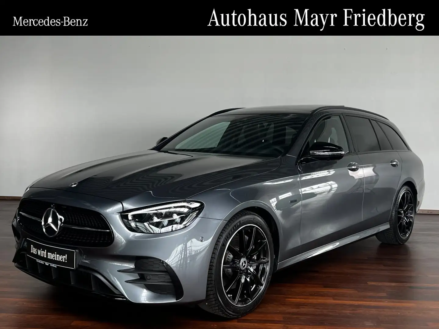 Mercedes-Benz E 200 E 200 T AMG NIGHT EDITION+AHK+PANODACH+360° Navi Gri - 1