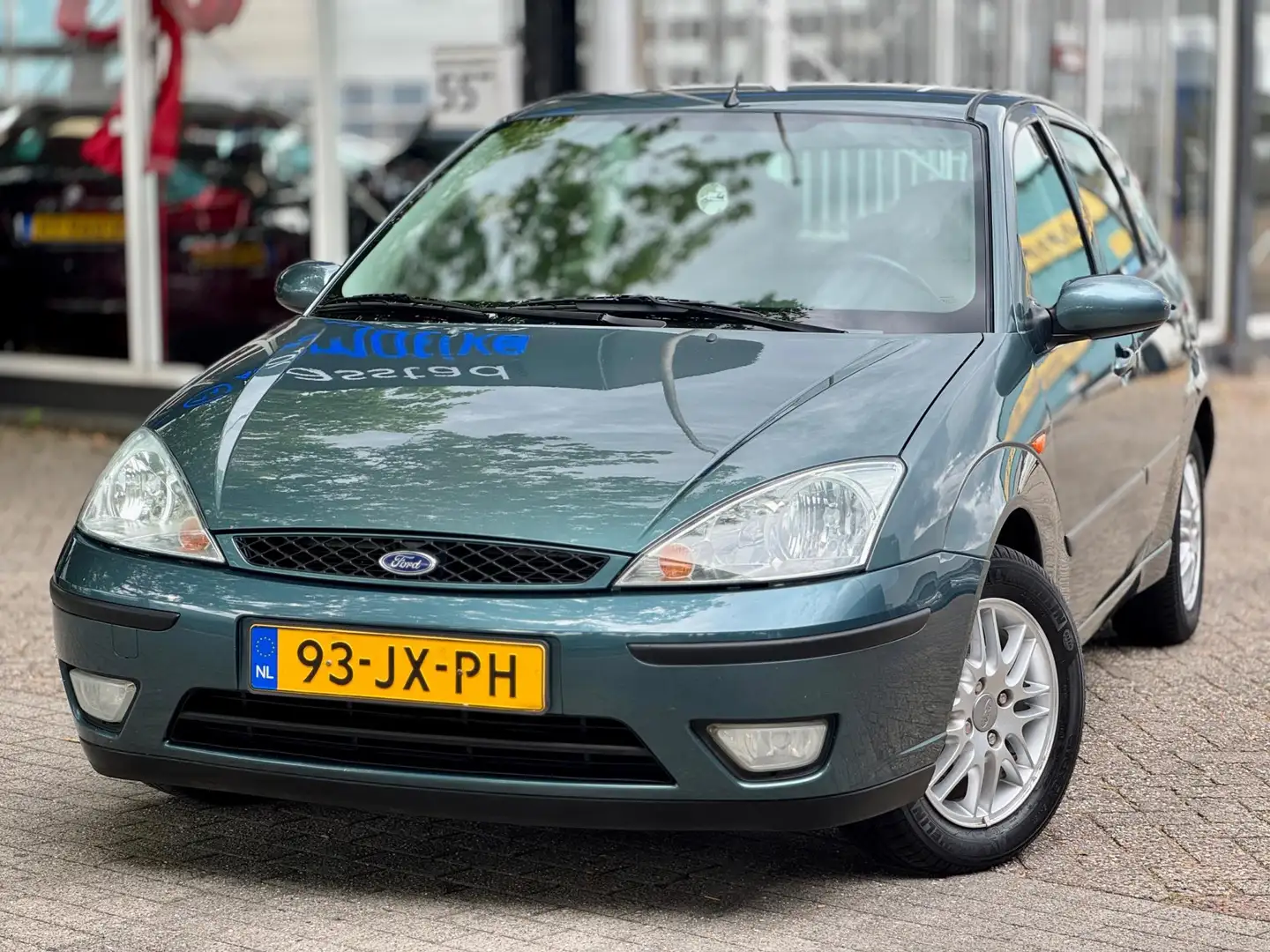 Ford Focus 1.6 Ghia Airco Trekhaak Super luxe Boekjes LM Velg Groen - 2
