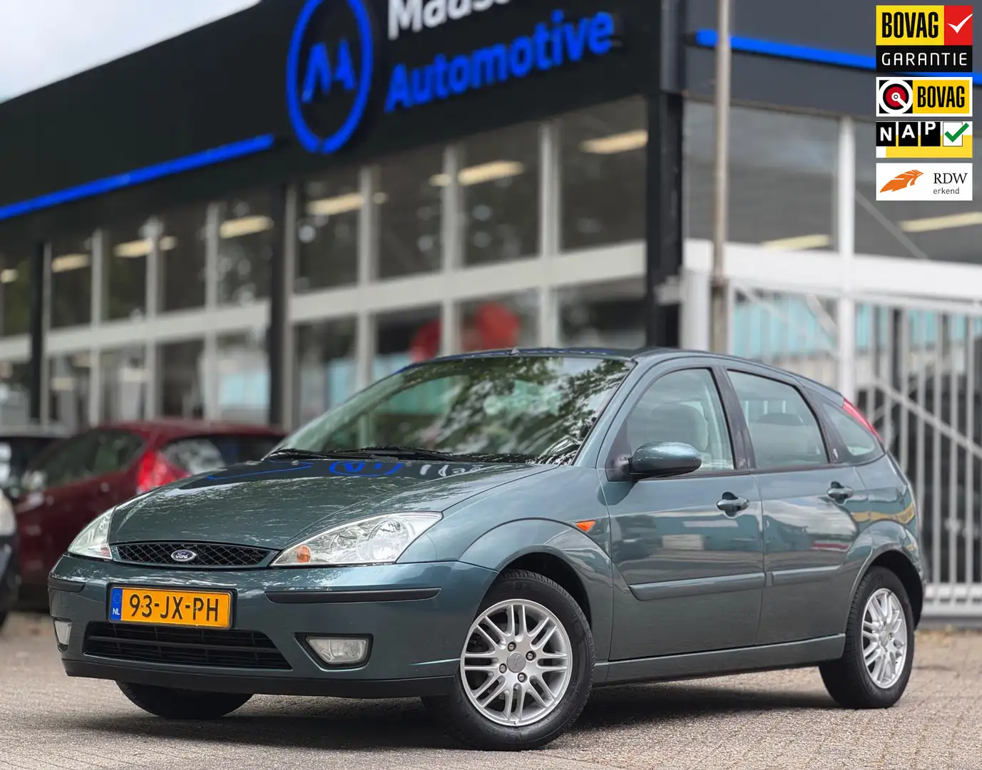 Ford Focus 1.6 Ghia Airco Trekhaak Super luxe Boekjes LM Velg Groen - 1