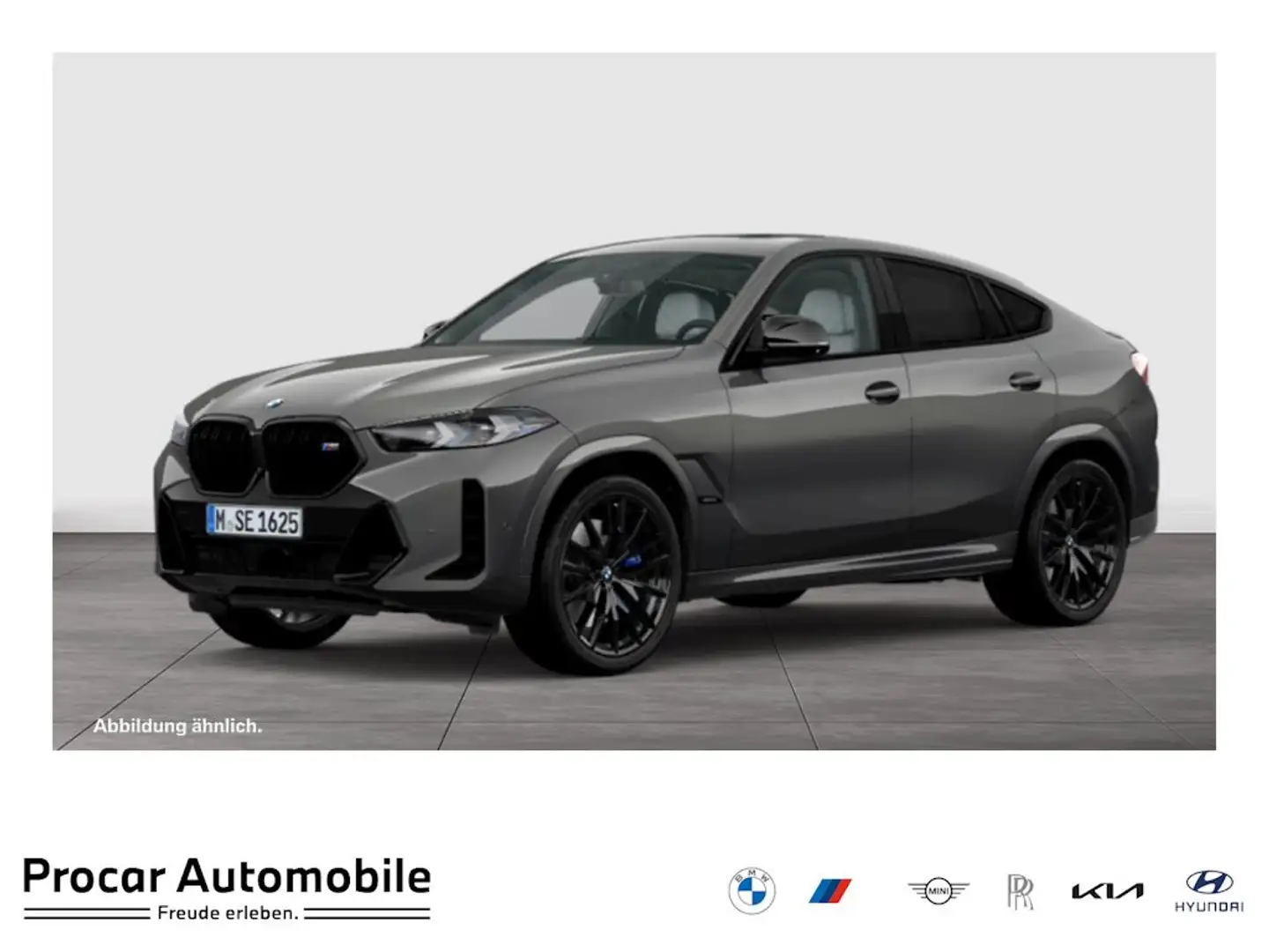 BMW X6 M60i xDrive M Sport PANO ACC RFK NAVI LED LM Grau - 1