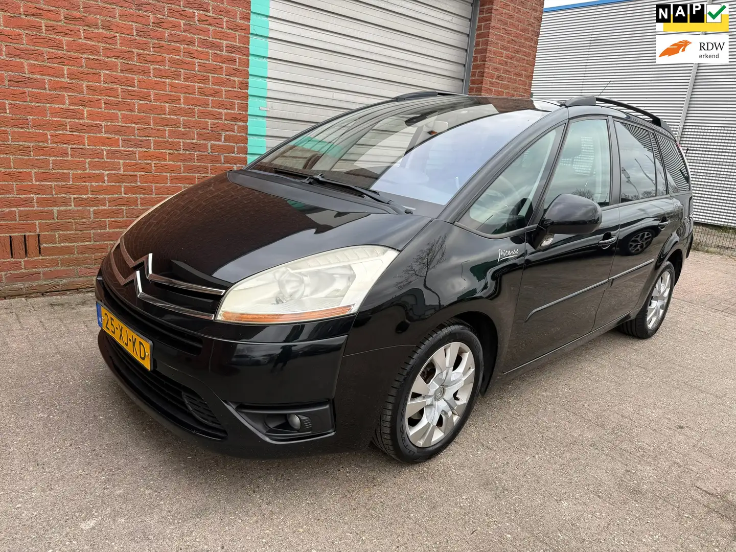 Citroen Grand C4 Picasso 2.0-16V Ambiance 7p. automaat Bj:2007 NAP! Negro - 1