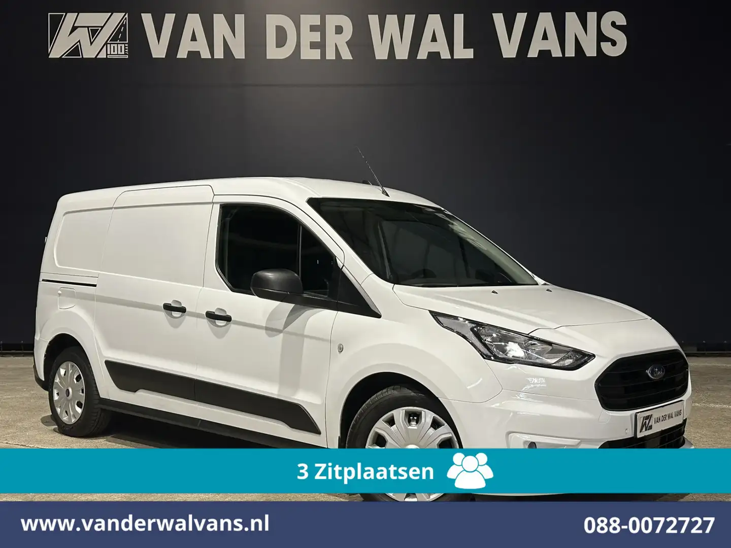 Ford Transit Connect 1.5 EcoBlue 120pk L2H1 Euro6 Airco | 3-Zits | Came Wit - 1