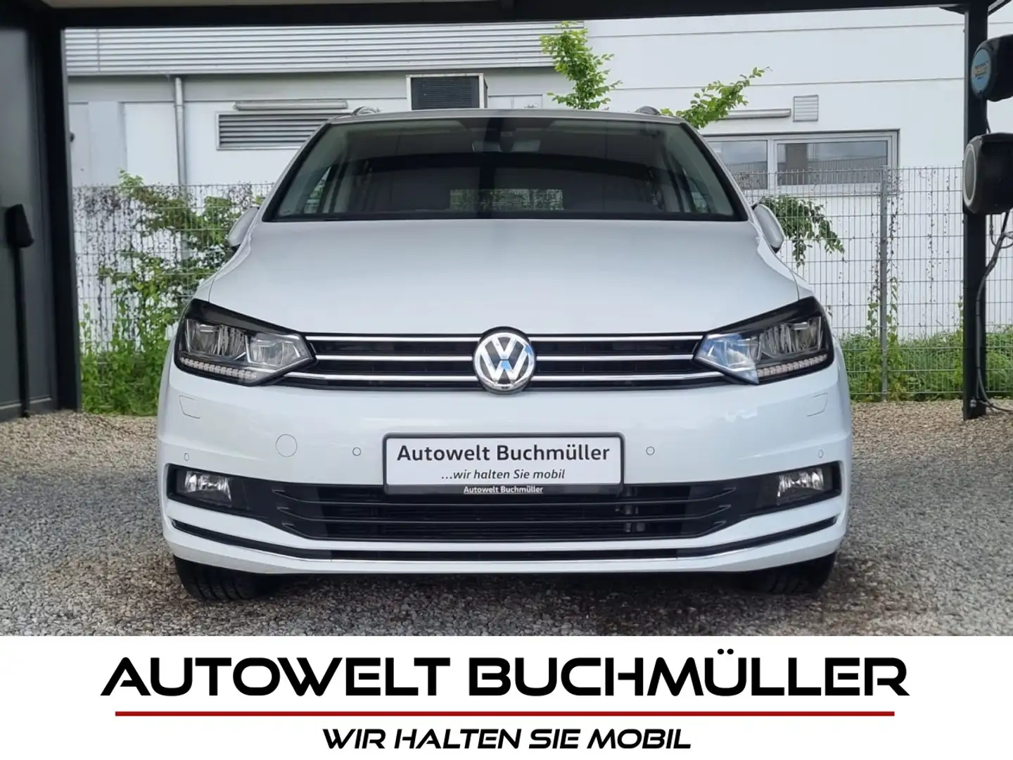 Volkswagen Touran 1.5 TSI DSG,7-SITZER,T-LEDER,ACC,LED,DAB+ Klima Weiß - 1