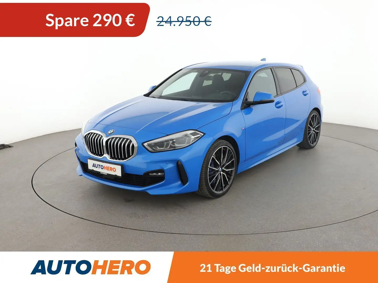 BMW 120 120d xDrive M Sport Aut.*NAVI*HEAD-UP*TEMPO*CAM* Blau - 1