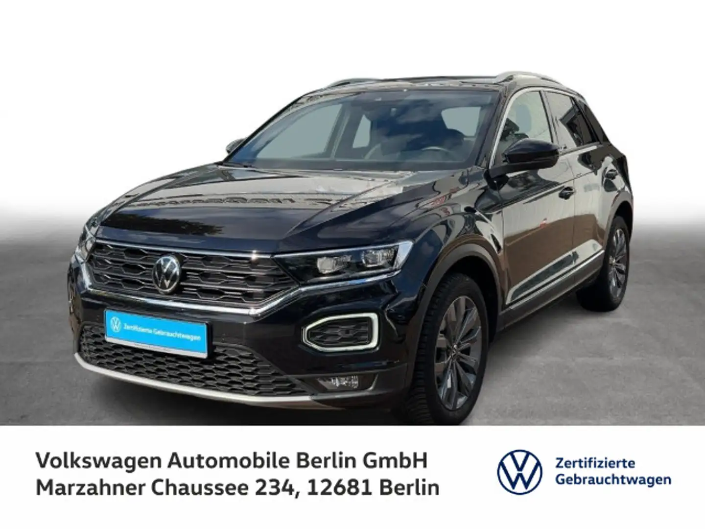 Volkswagen T-Roc 1.5 TSI DSG Sport Navi LED SHZ ACC PDC Schwarz - 1