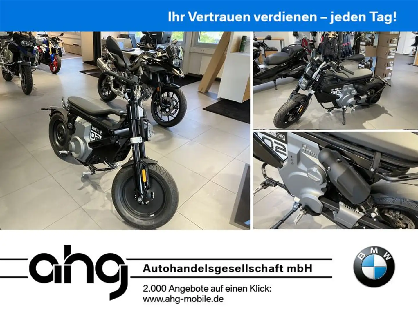 BMW CE 02 AM Negru - 1