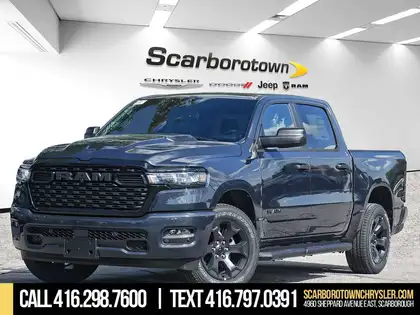 Blue 2026 RAM 1500 Pickup Truck Four-Wheel Drive 8-Speed Automatic
