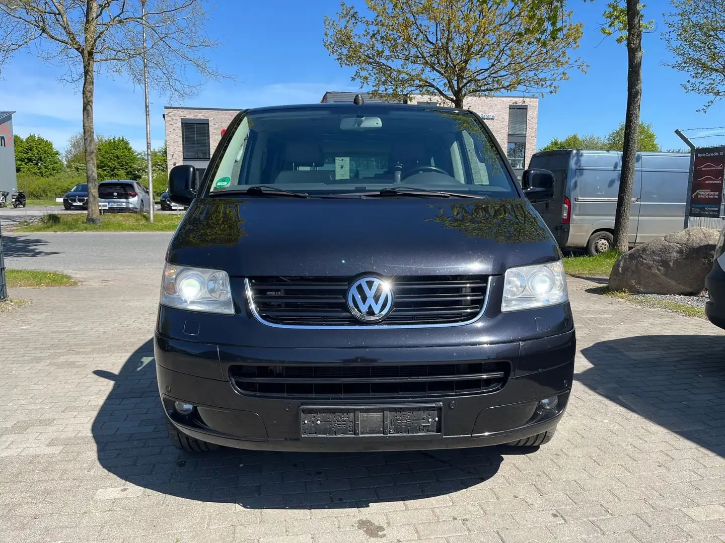 Volkswagen T5 Multivan Highline 2.5 TDI Leder S-Dach Standh Чорний - 2