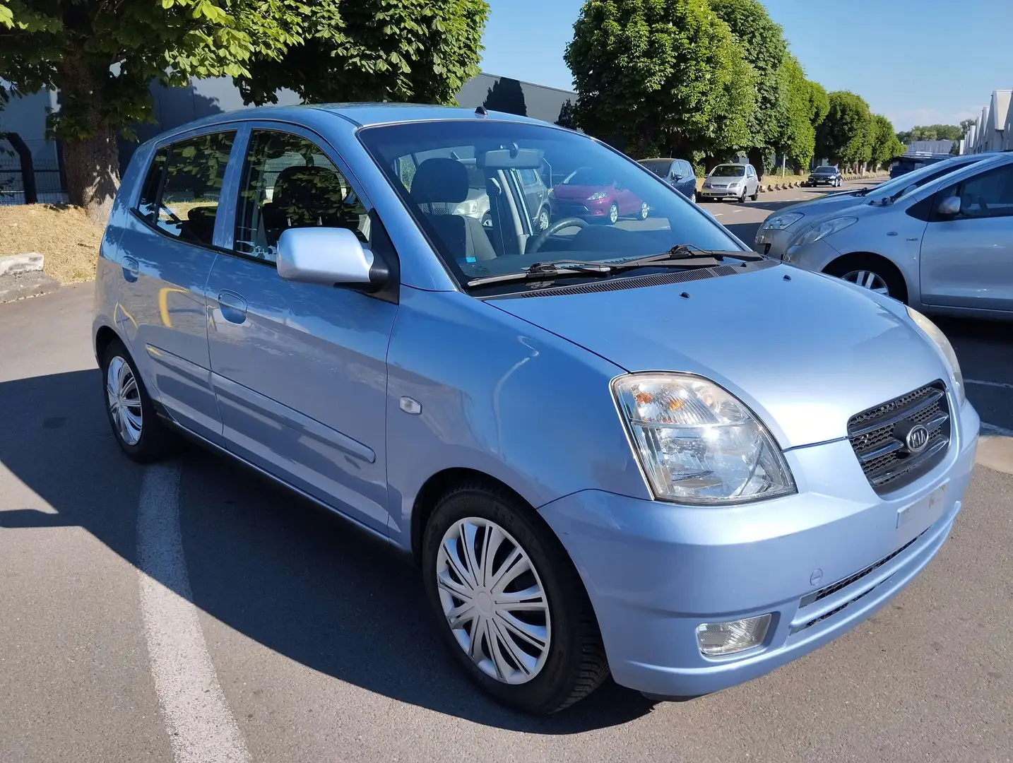 Kia Picanto 1.1 Turbo CRDi MP3 Airco Kék - 2