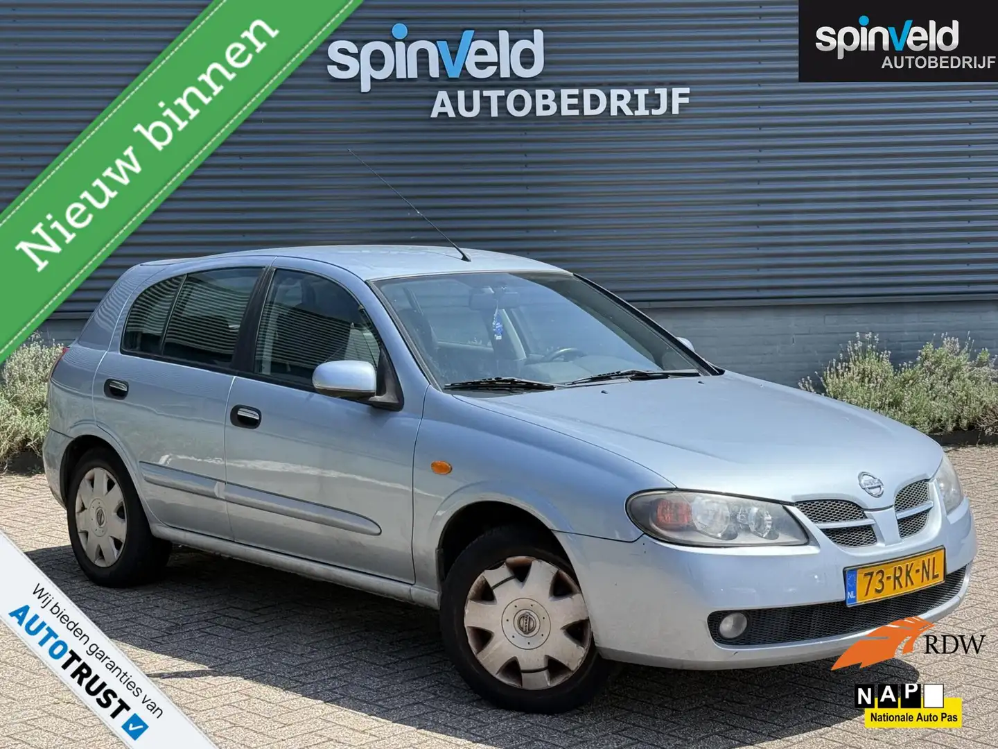 Nissan Almera 1.5 Acenta BJ`05 NAP NL EXPORT OF HANDEL Azul - 1