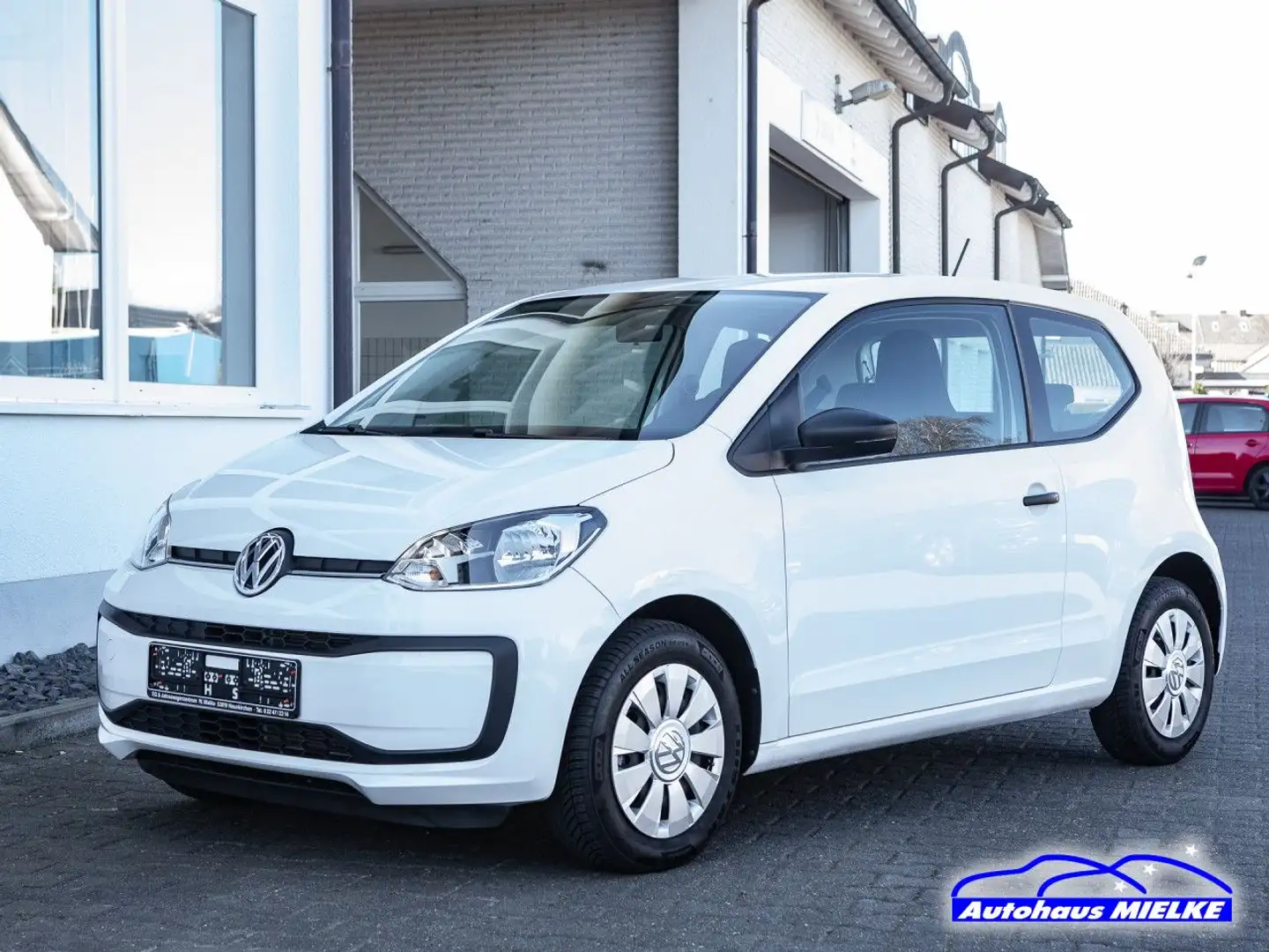 Volkswagen up! 1.0 2-türig Klima/CD/Allwetter/Aux Blanc - 1
