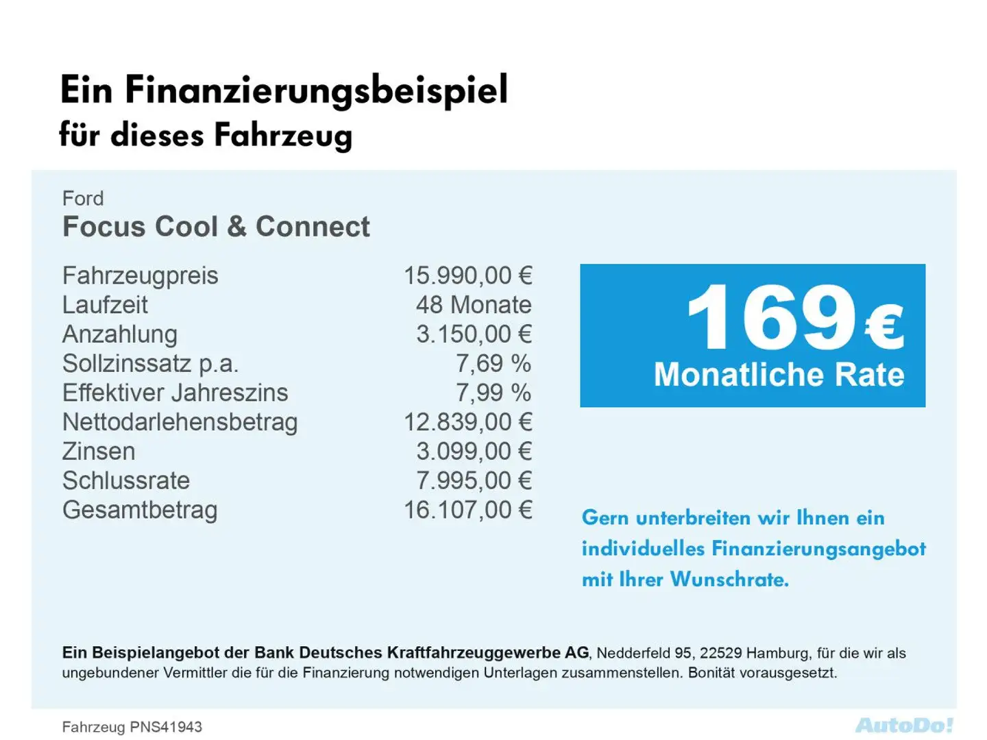 Ford Focus Cool & Connect Bluetooth Navi LED Klima Schwarz - 2