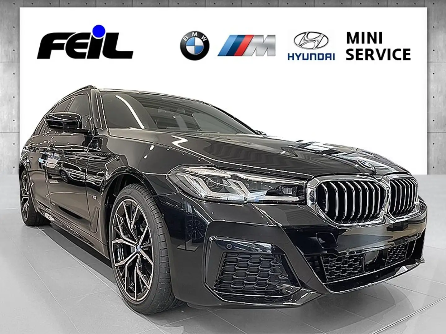 BMW 520 d xDrive Touring M Sportpaket HiFi DAB LED Noir - 1