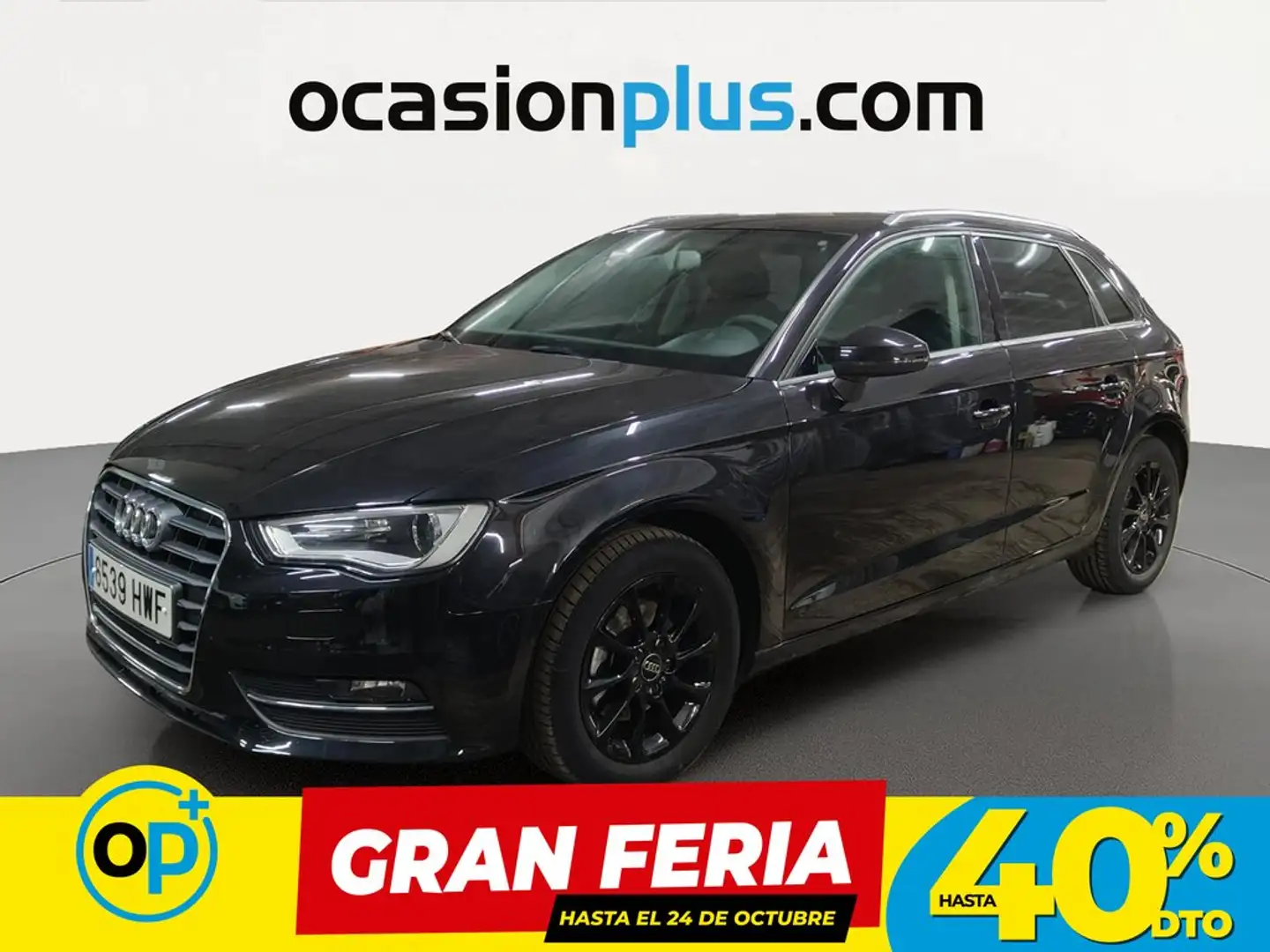 Audi A3 Sportback 1.6TDI Attracted 105 Negro - 1