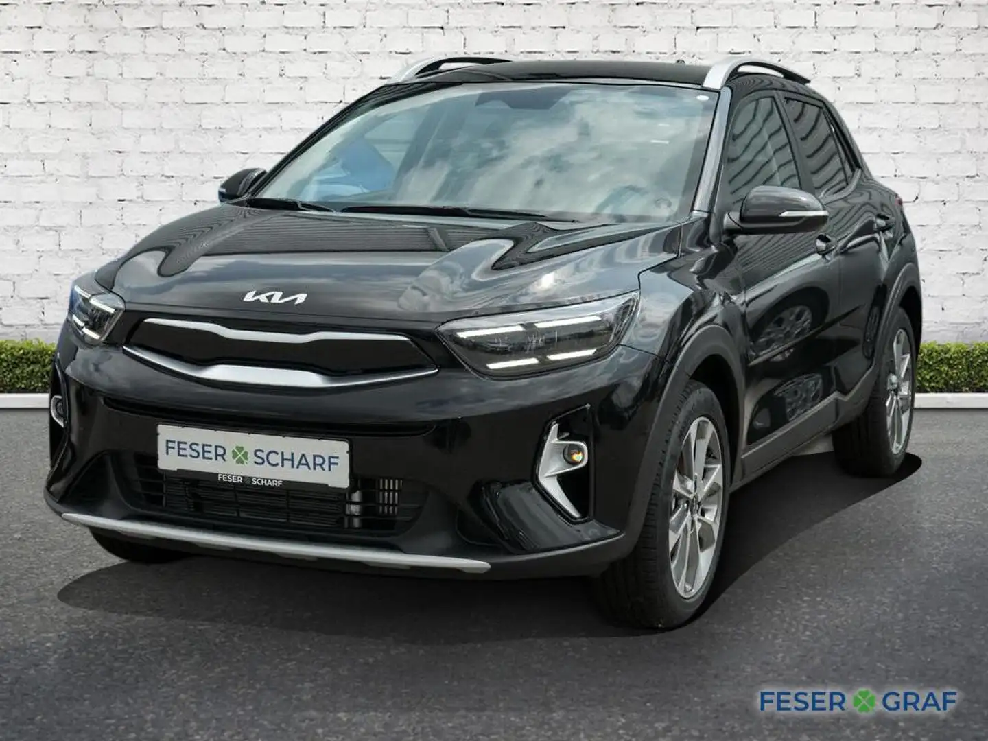Kia Stonic 1.0T 100 48V SPIRIT TECHNIK LED Keyless Noir - 1