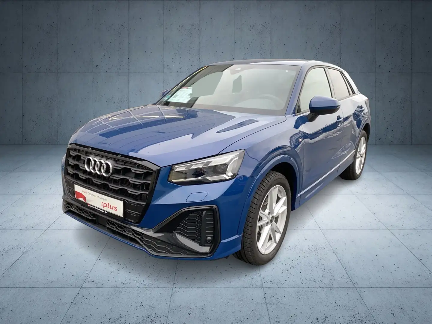Audi Q2 S line 35 TFSI S tronic Matrix AHK ACC FLA 18` Blau - 2