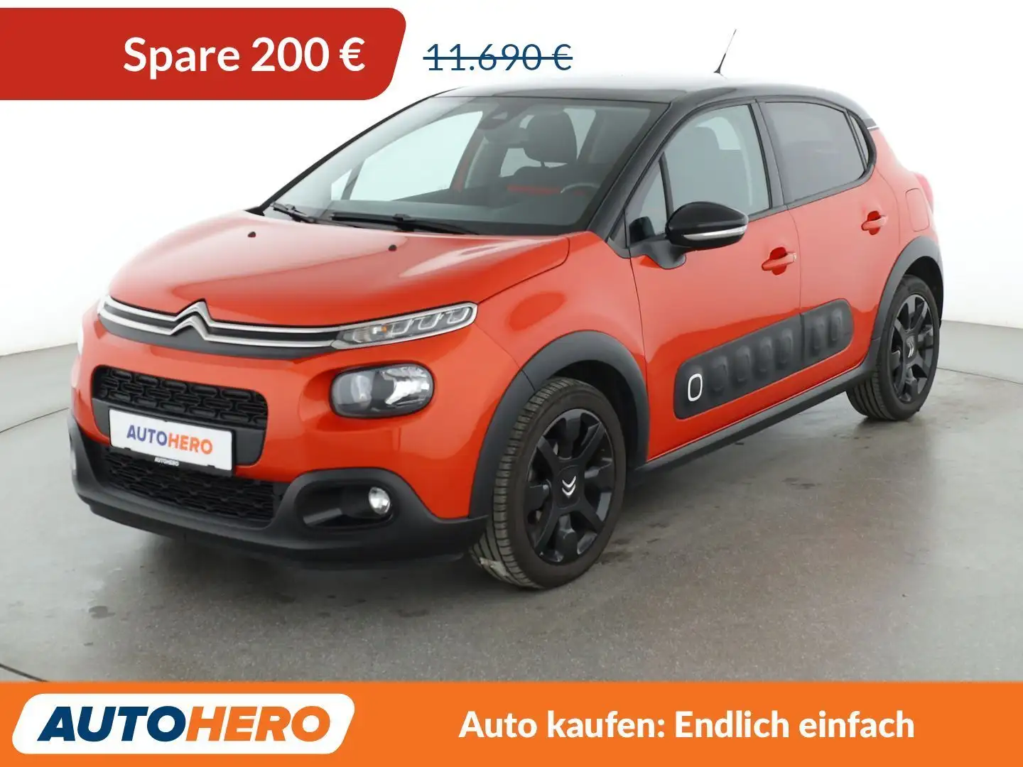Citroen C3 1.5 Blue-HDi Shine *TEMPO*PDC*SHZ* Orange - 1
