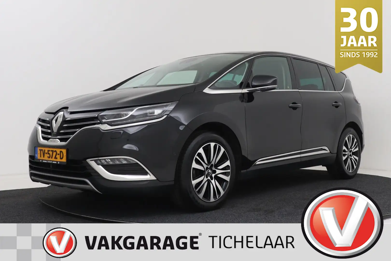 Renault Espace 1.8 TCe Initiale Paris | Trekhaak | 60.000 KM!! | Zwart - 1