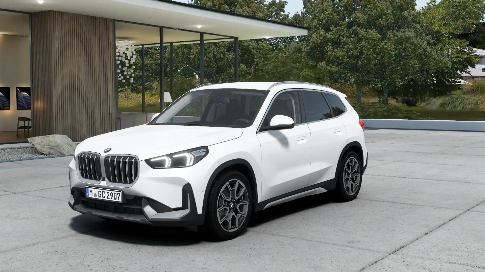 BMW X1 X1 sDrive 18d xLine Blanc - 1