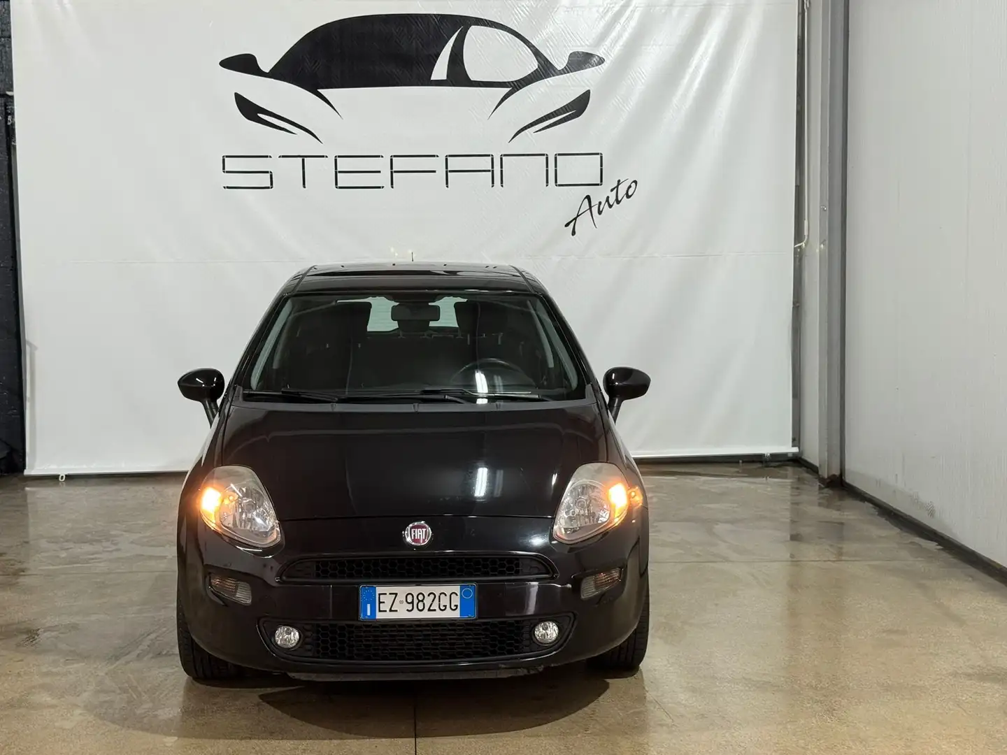 Fiat Punto Punto III 2012 5p 1.3 mjt II 16v Lounge 75cv E5+ Nero - 1