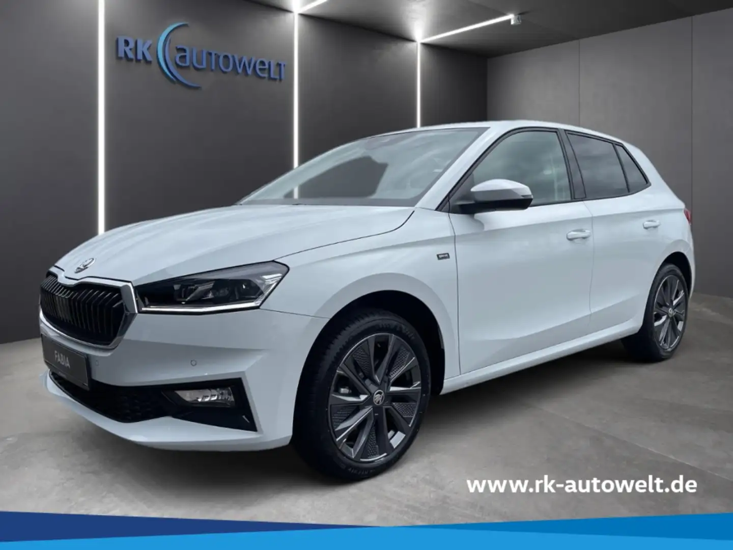 Skoda Fabia Selection 1.0 TSI DSG Klima,LED,PDC,SHZ,ACC Blanc - 1